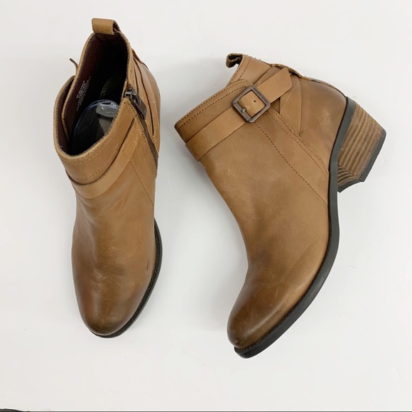 Vince Camuto Shoes - Vince Camuto Beamer Ankle Booties Brown Leather